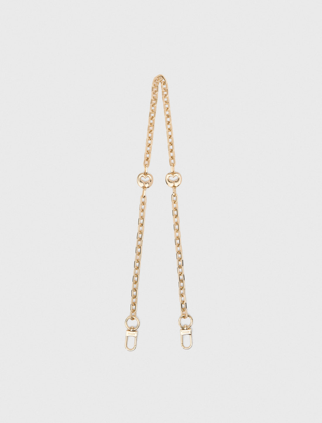 Bandolera de cadena corta de metal