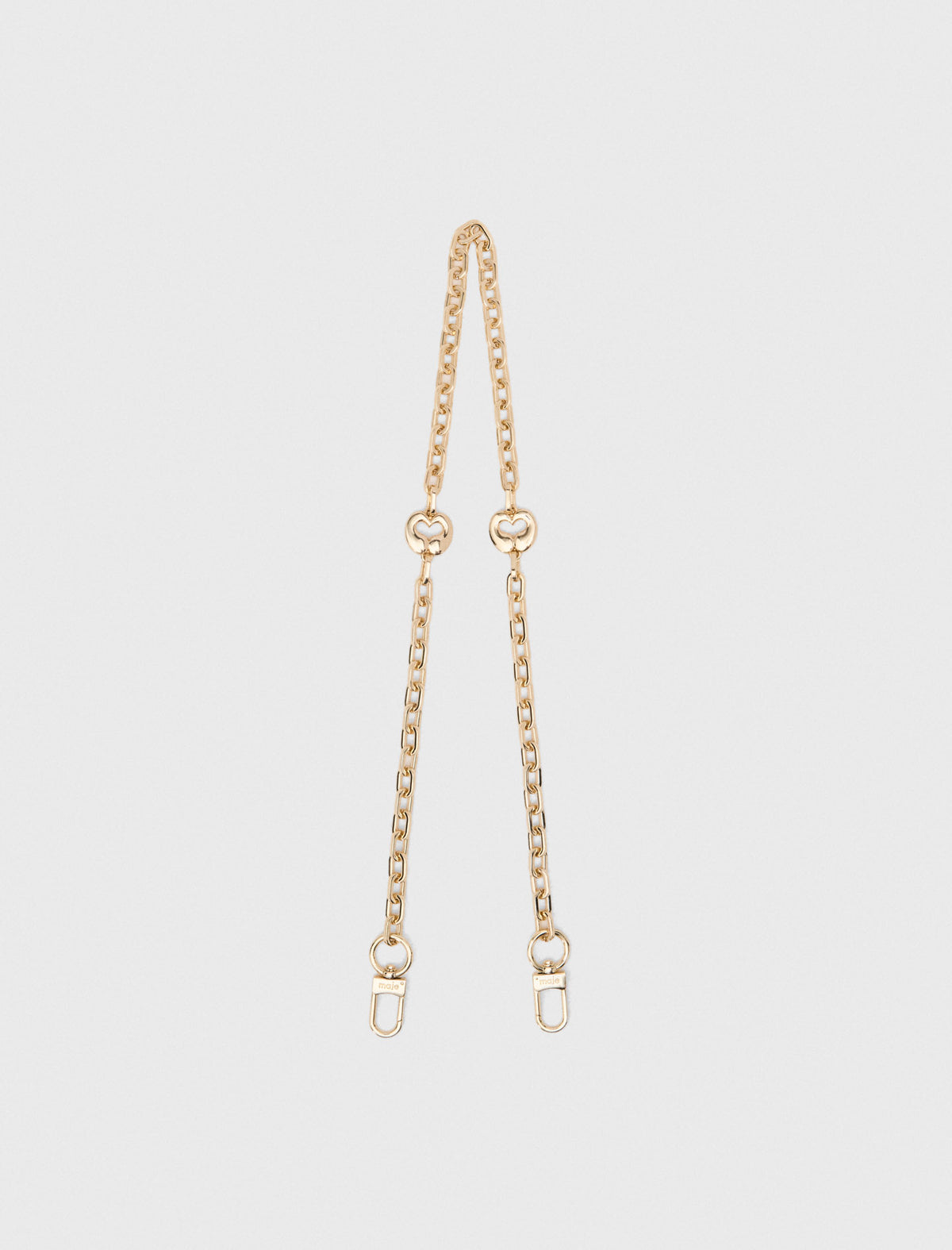 Bandolera de cadena corta de metal