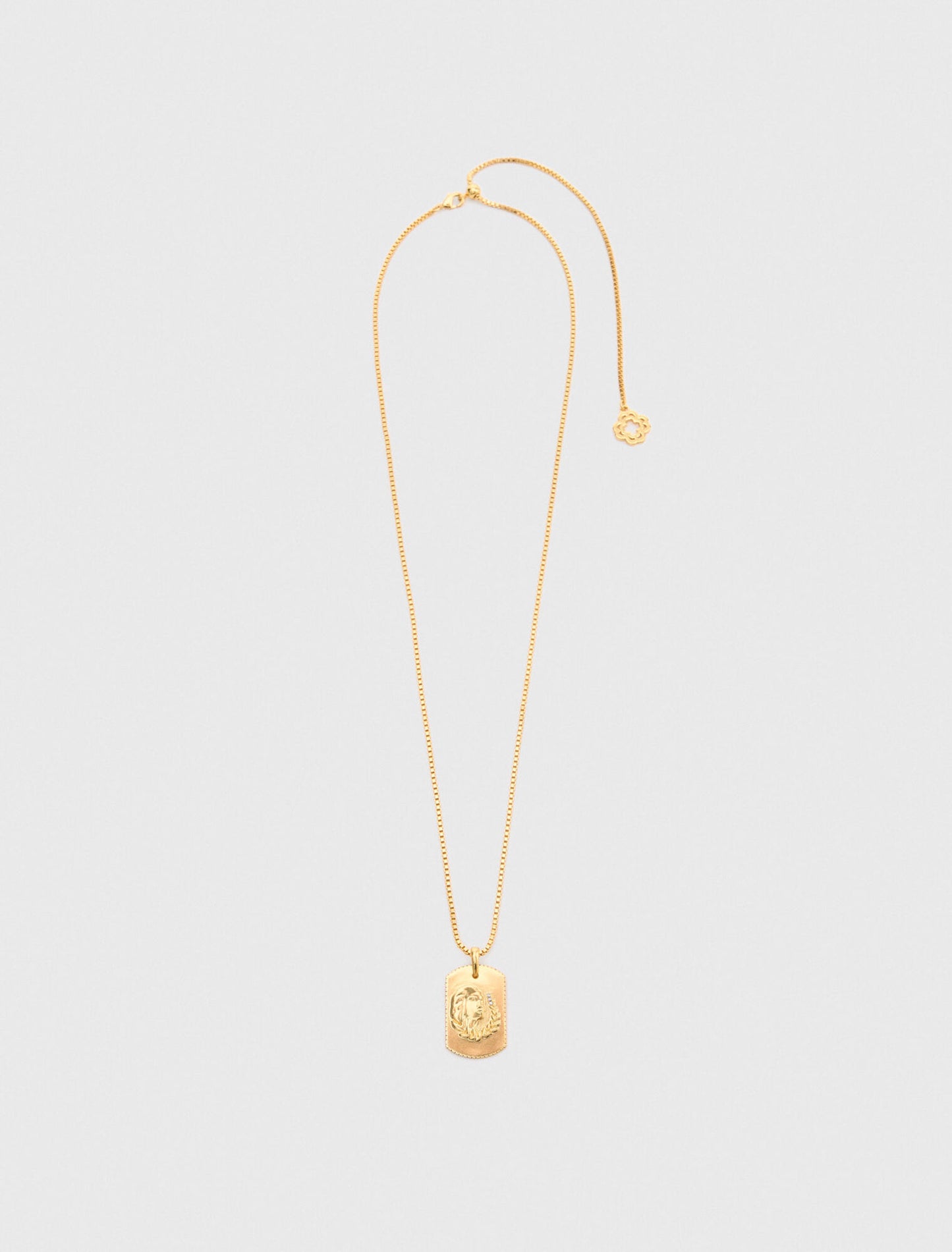 Collar placa signo del zodiaco