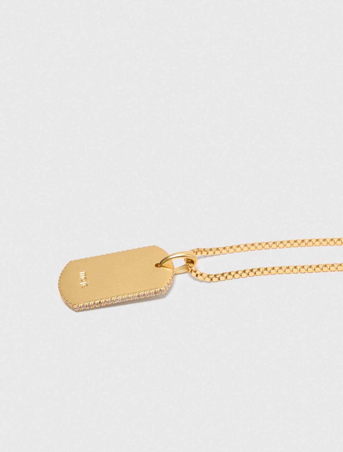 Collar placa signo del zodiaco