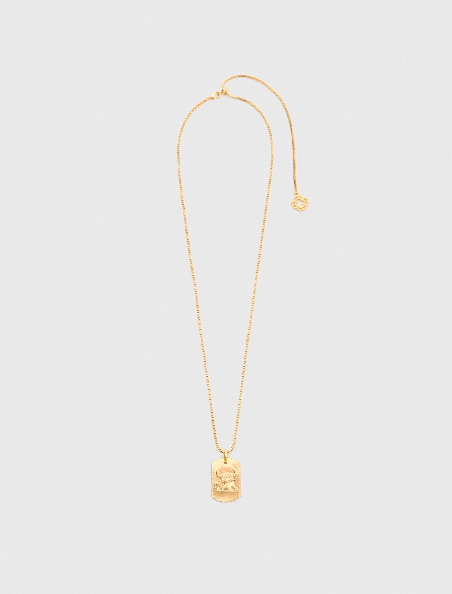 Collar placa signo del zodiaco