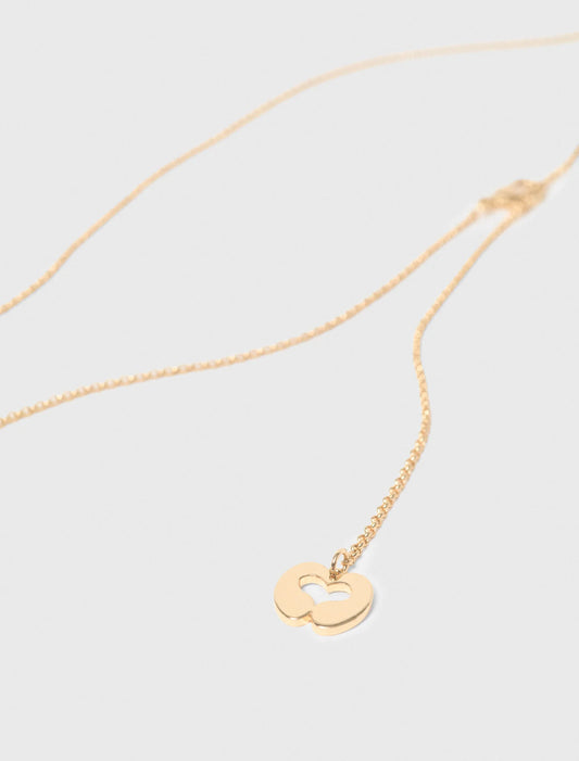 Collar dorado con anillas