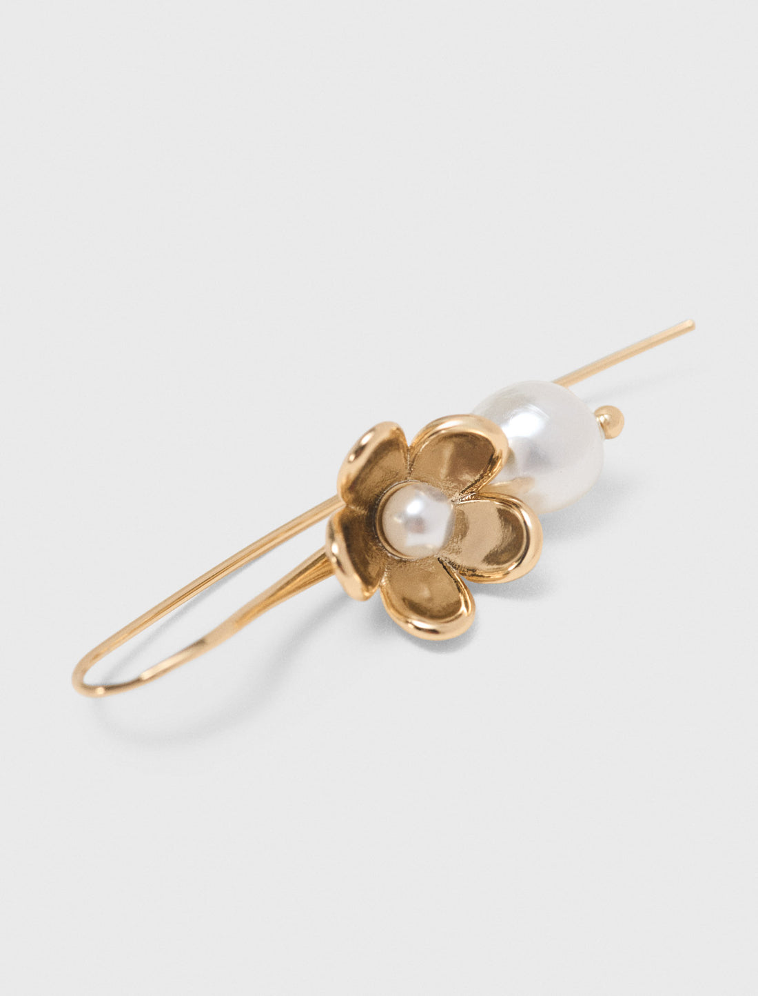 Pendientes finos con flor
