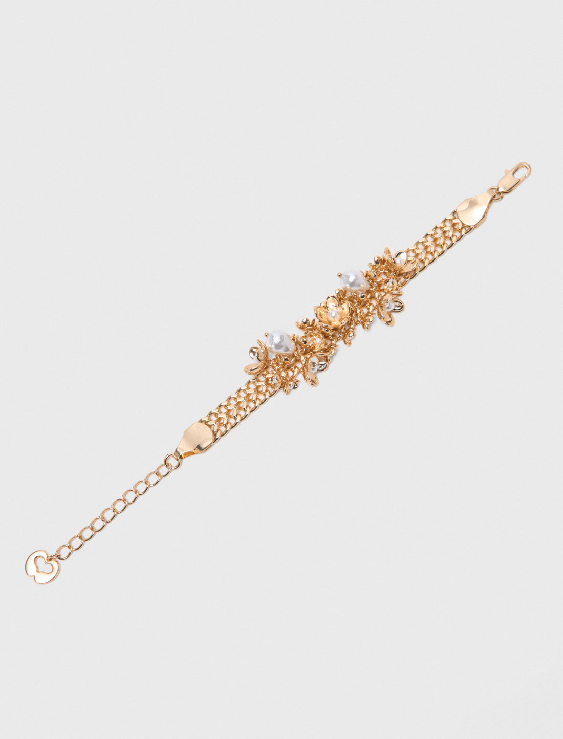 Pulsera asimétrica de cadena ancha