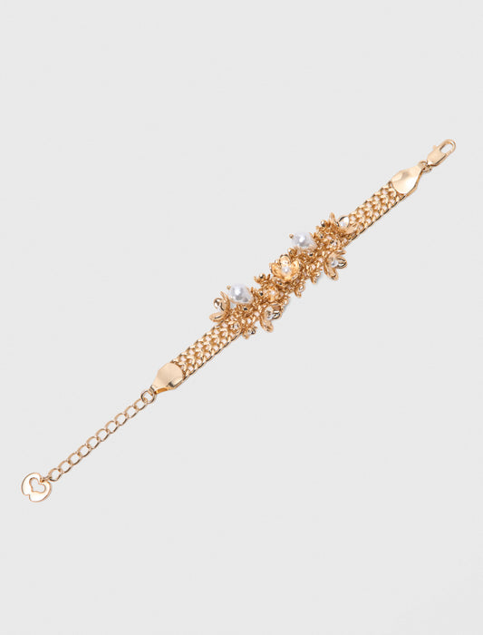 Pulsera asimétrica de cadena ancha
