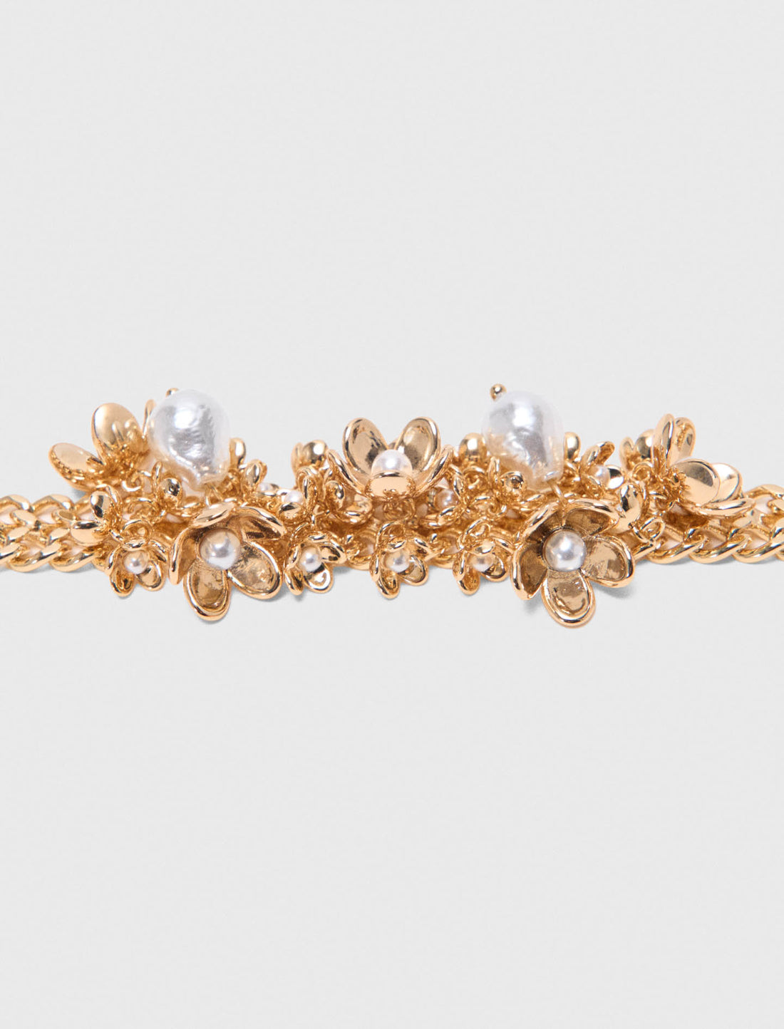 Pulsera asimétrica de cadena ancha