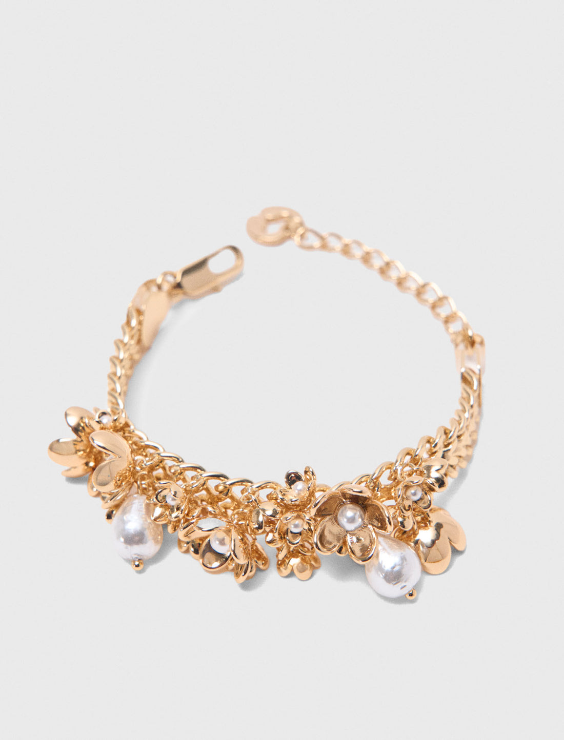 Pulsera asimétrica de cadena ancha