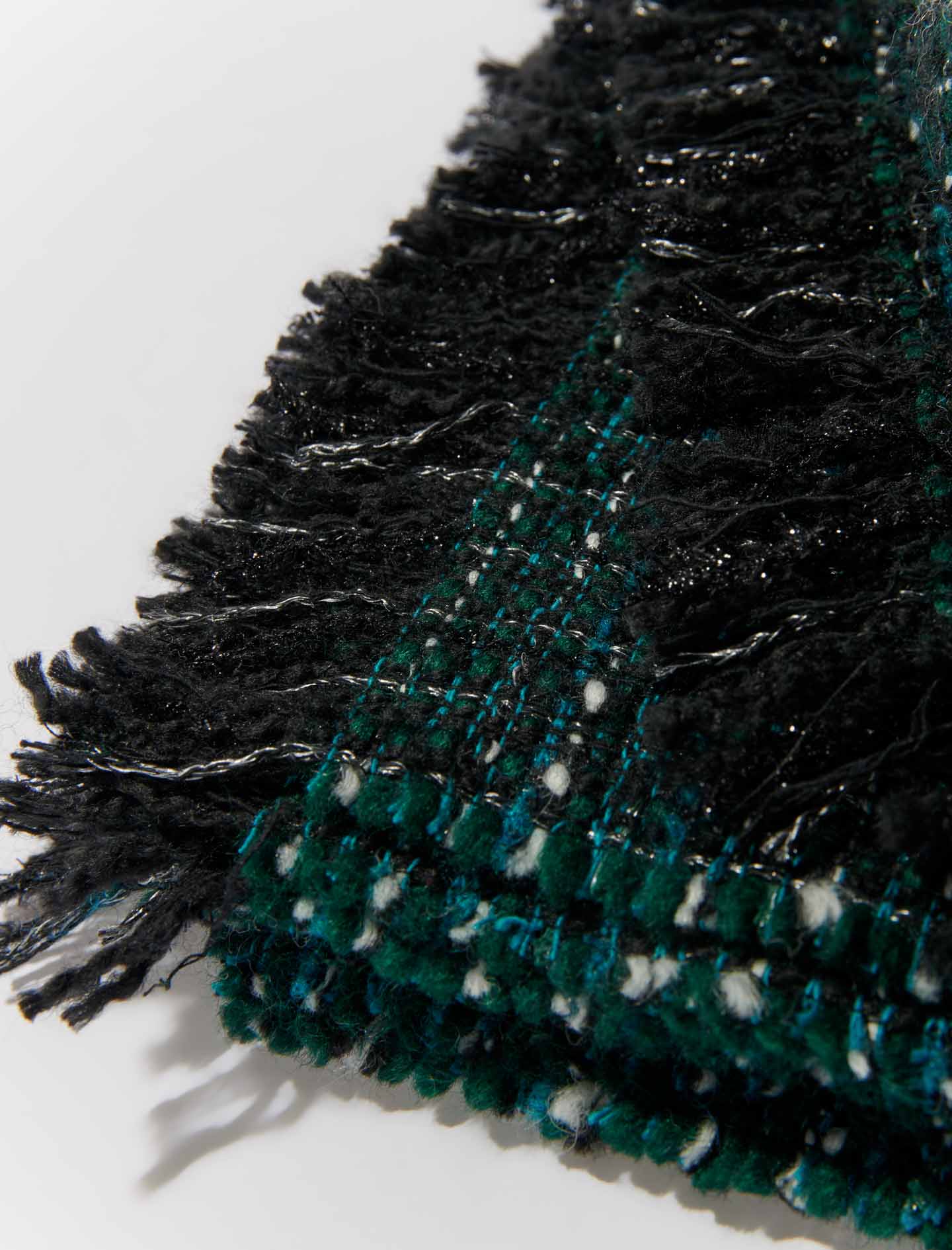 Poncho de tweed