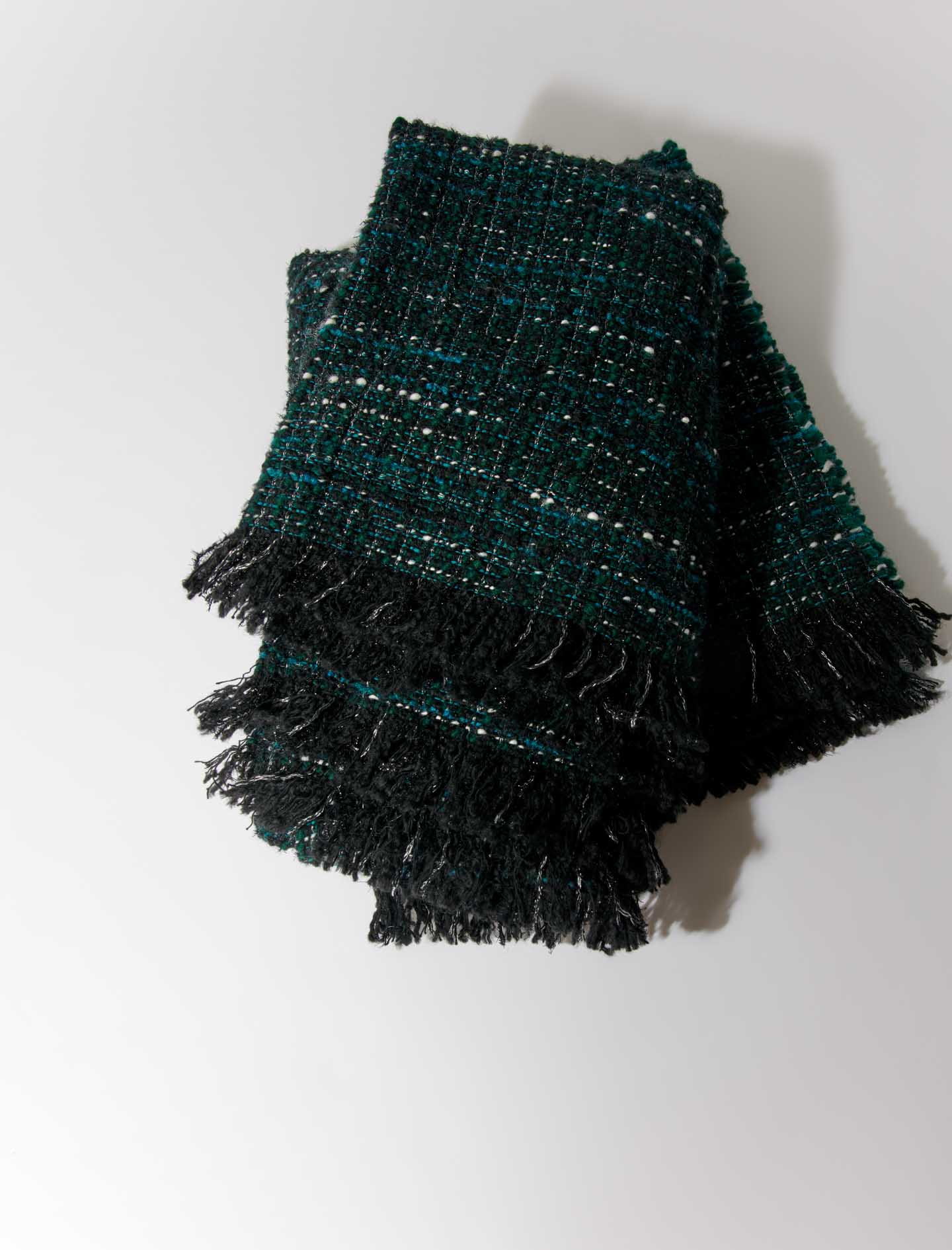 Poncho de tweed