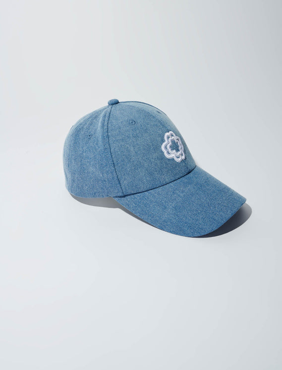 Gorra de algodón con logotipo clover