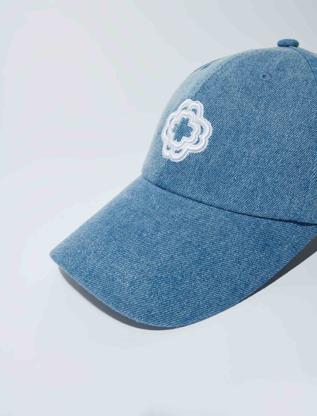 Gorra de algodón con logotipo clover