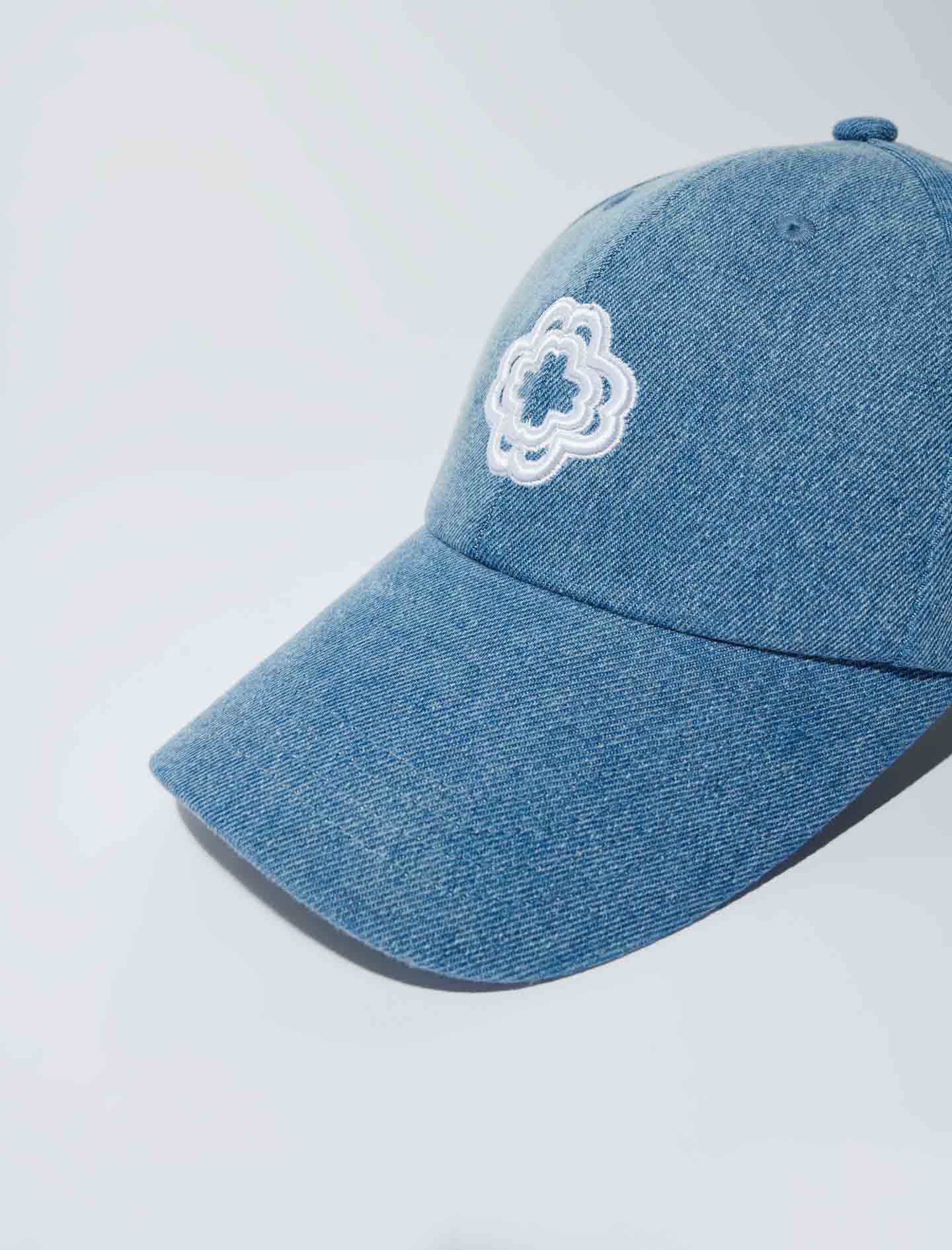 Gorra de algodón con logotipo clover
