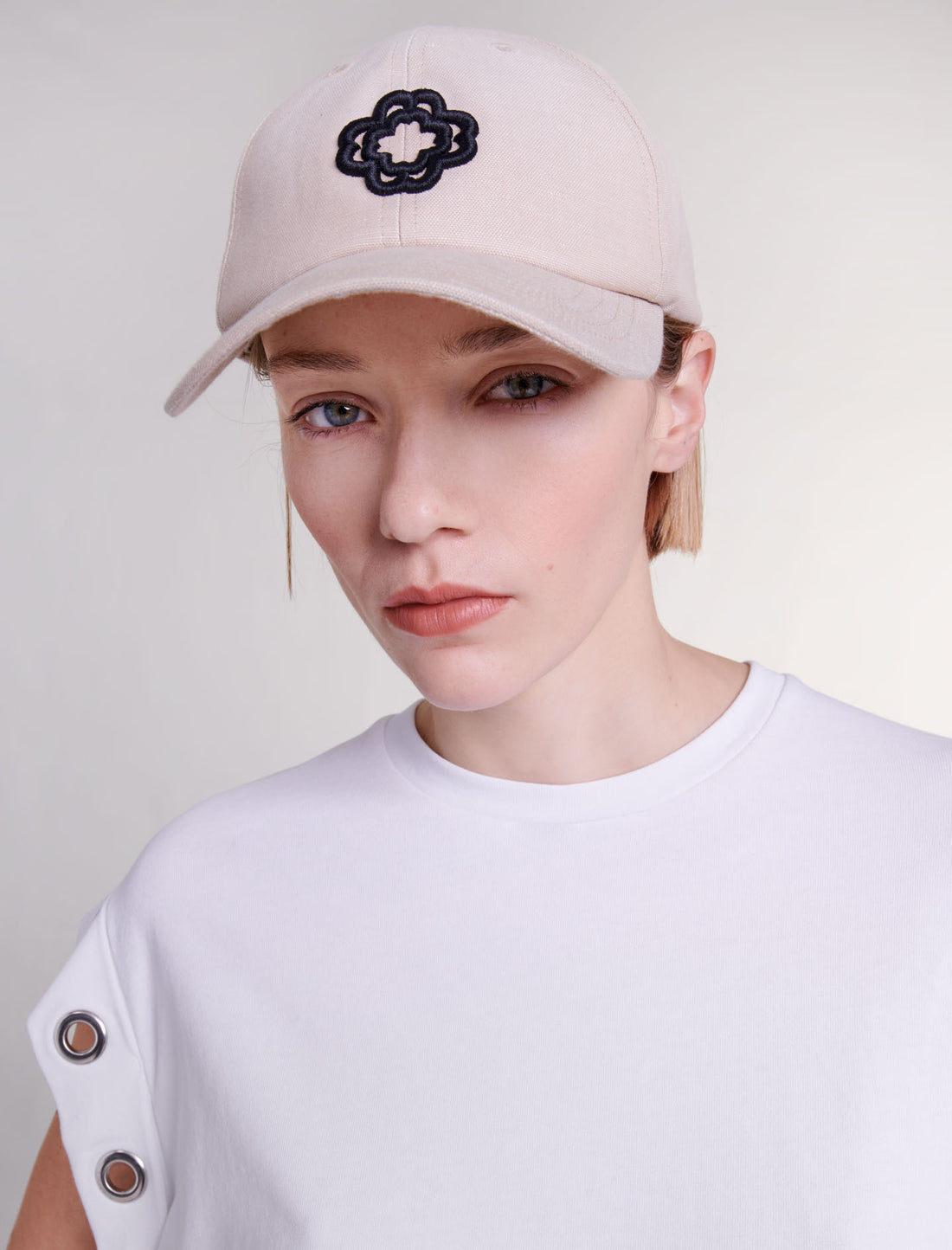 Gorra de lino y algodón