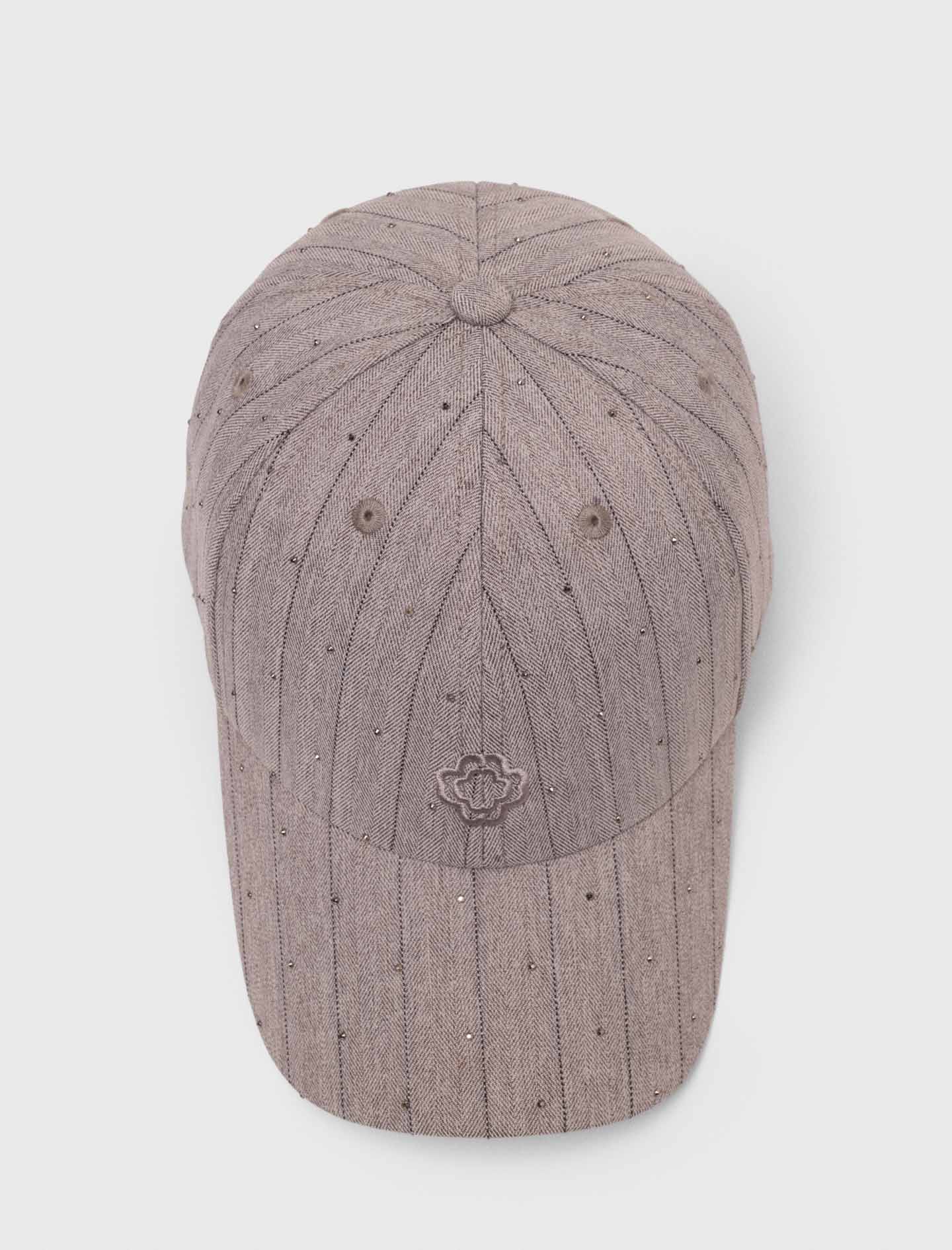 Gorra de algodón estampada