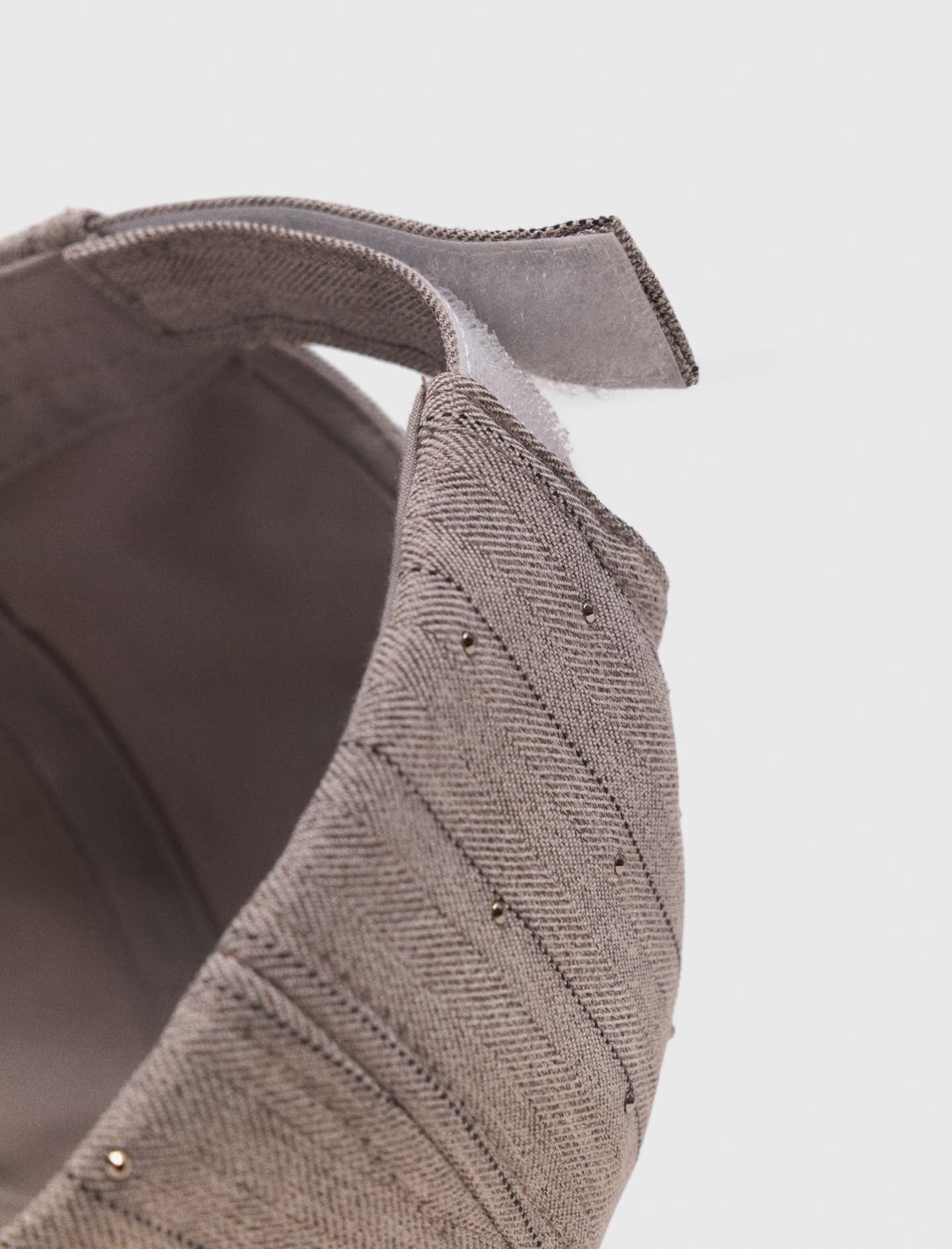 Gorra de algodón estampada