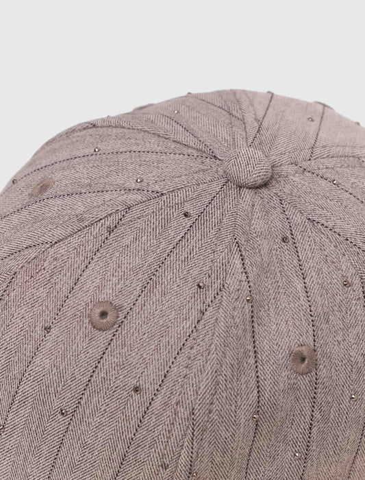 Gorra de algodón estampada