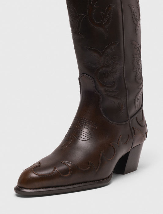 Botas cowboy de cuero