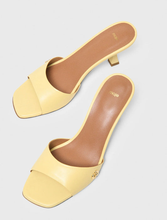 Mules de piel