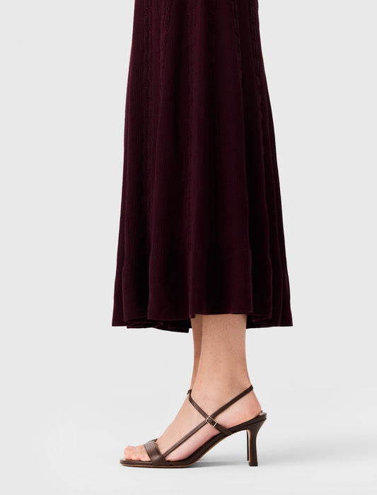 Sandalias de piel con tiras