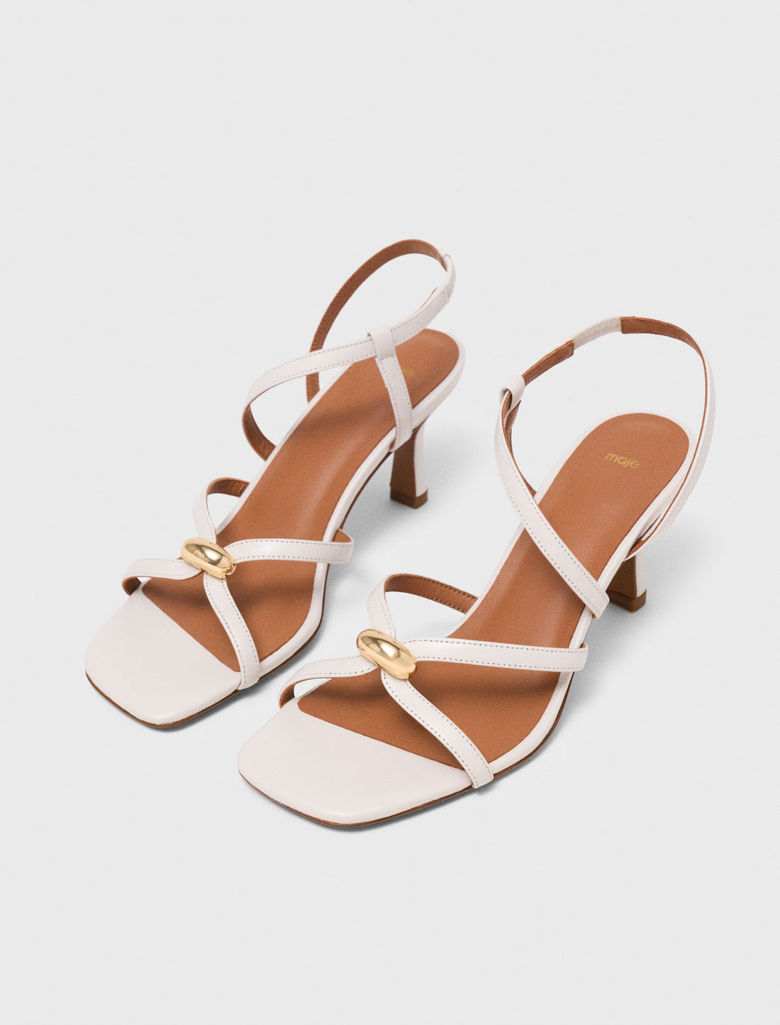Sandalias multitiras de piel