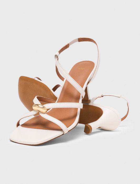 Sandalias multitiras de piel