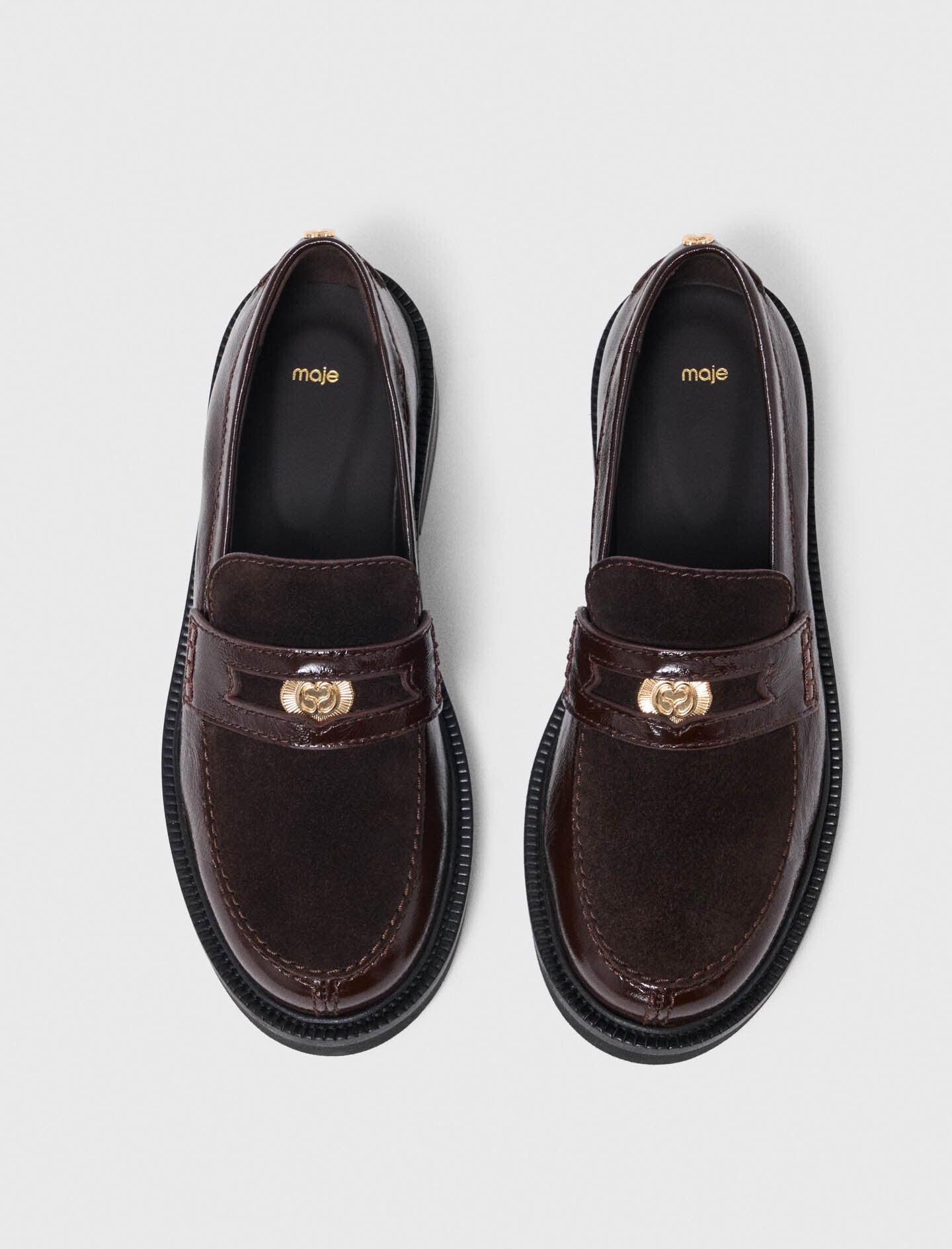 Mocasines de piel y ante