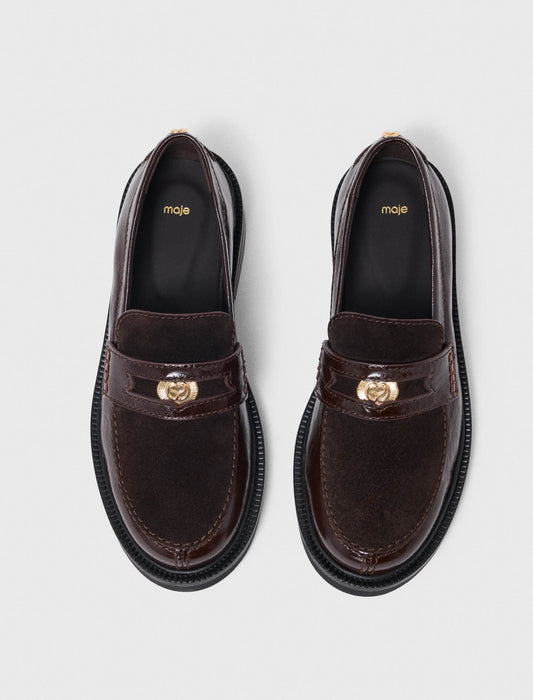 Mocasines de piel y ante