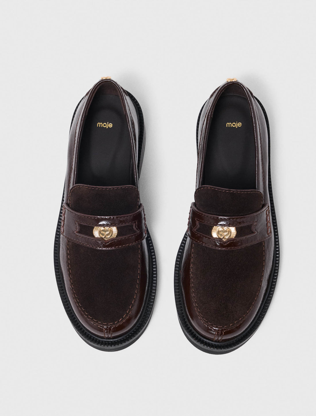 Mocasines de piel y ante