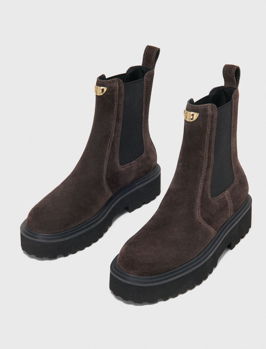 Botines chelsea de ante