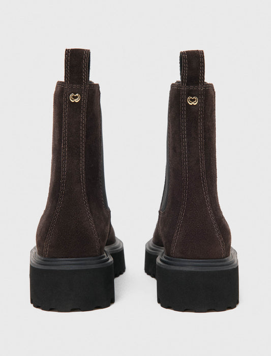 Botines chelsea de ante