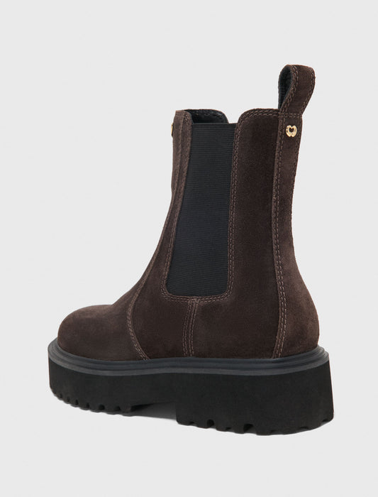 Botines chelsea de ante