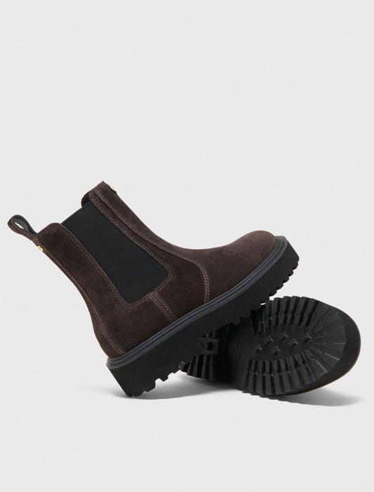 Botines chelsea de ante