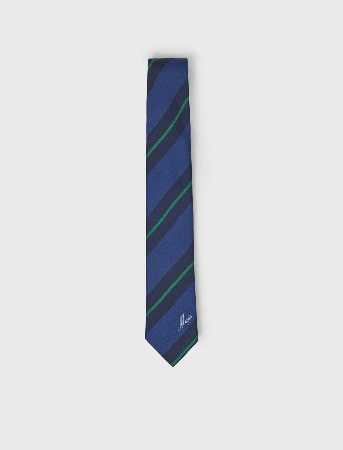Corbata de seda a rayas
