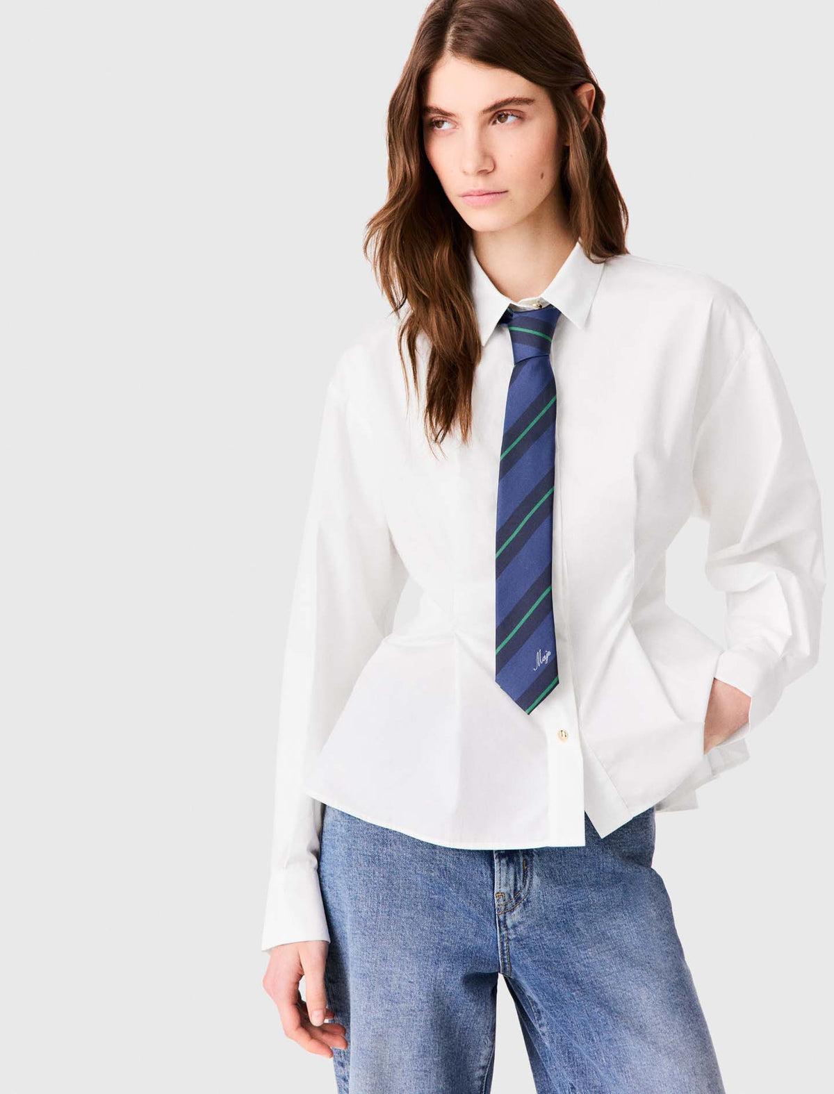 Corbata de seda a rayas