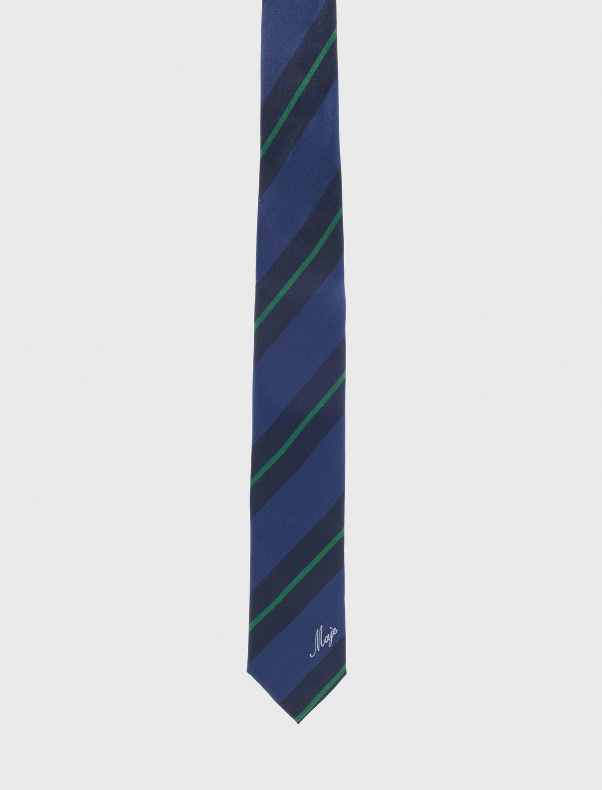 Corbata de seda a rayas