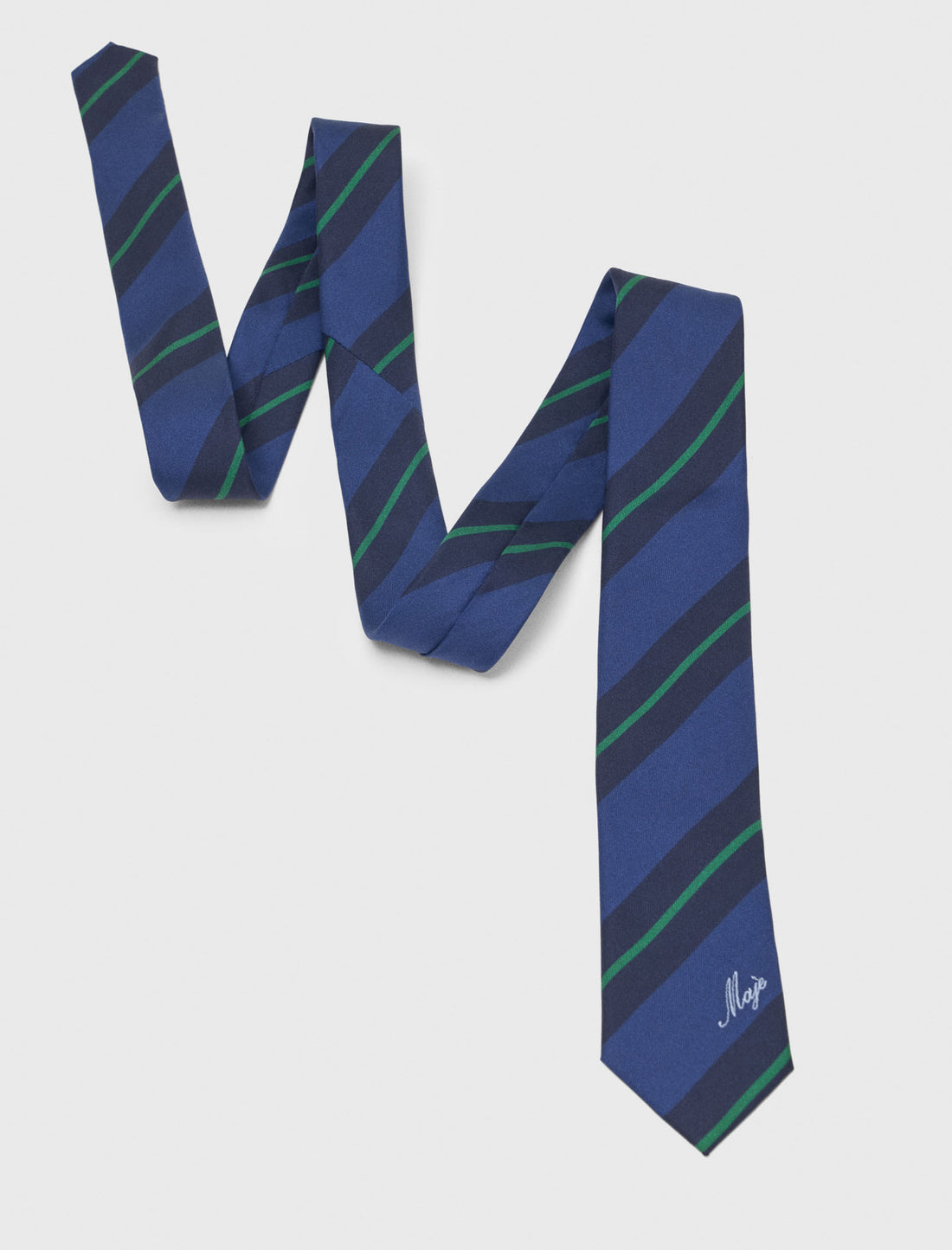 Corbata de seda a rayas