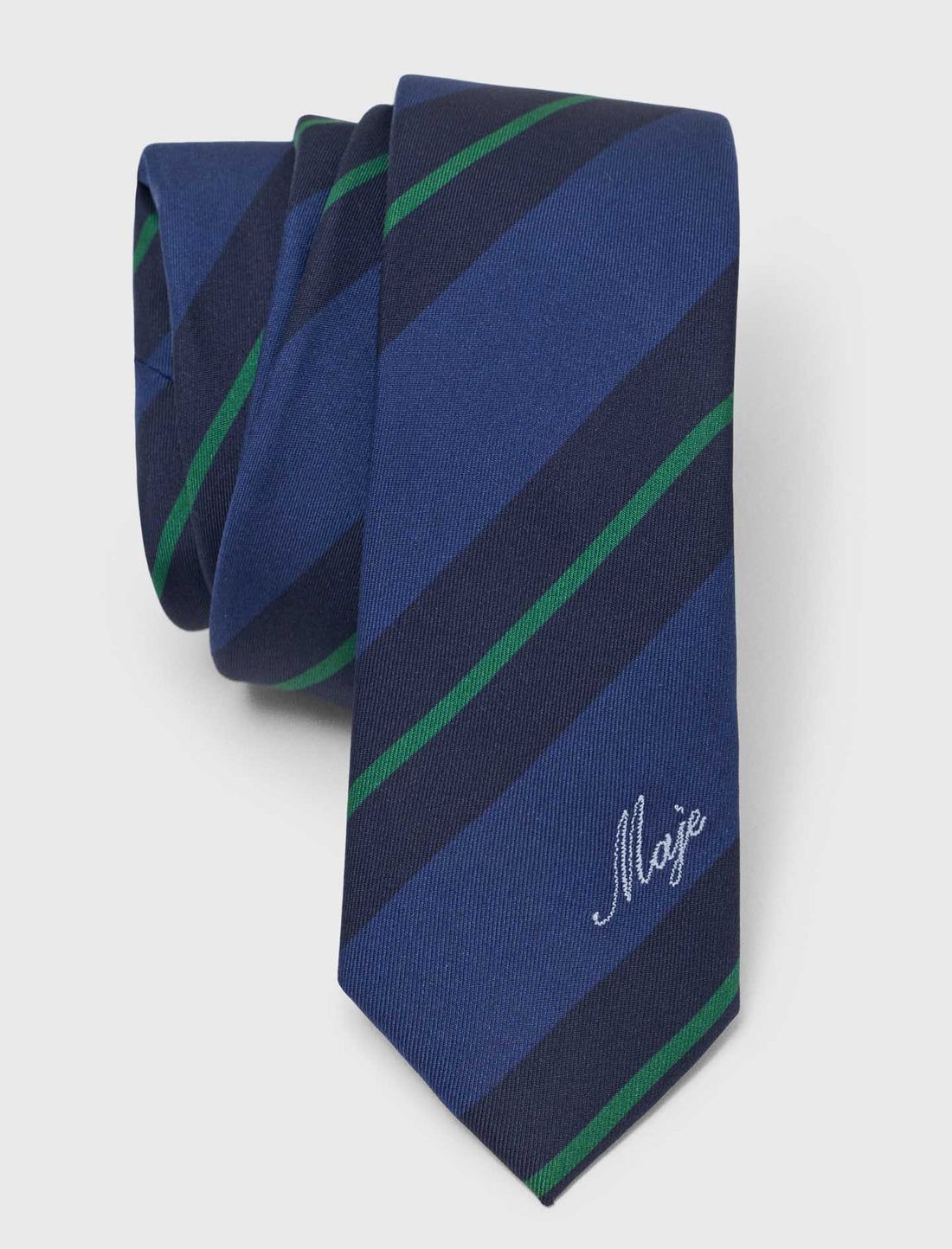Corbata de seda a rayas