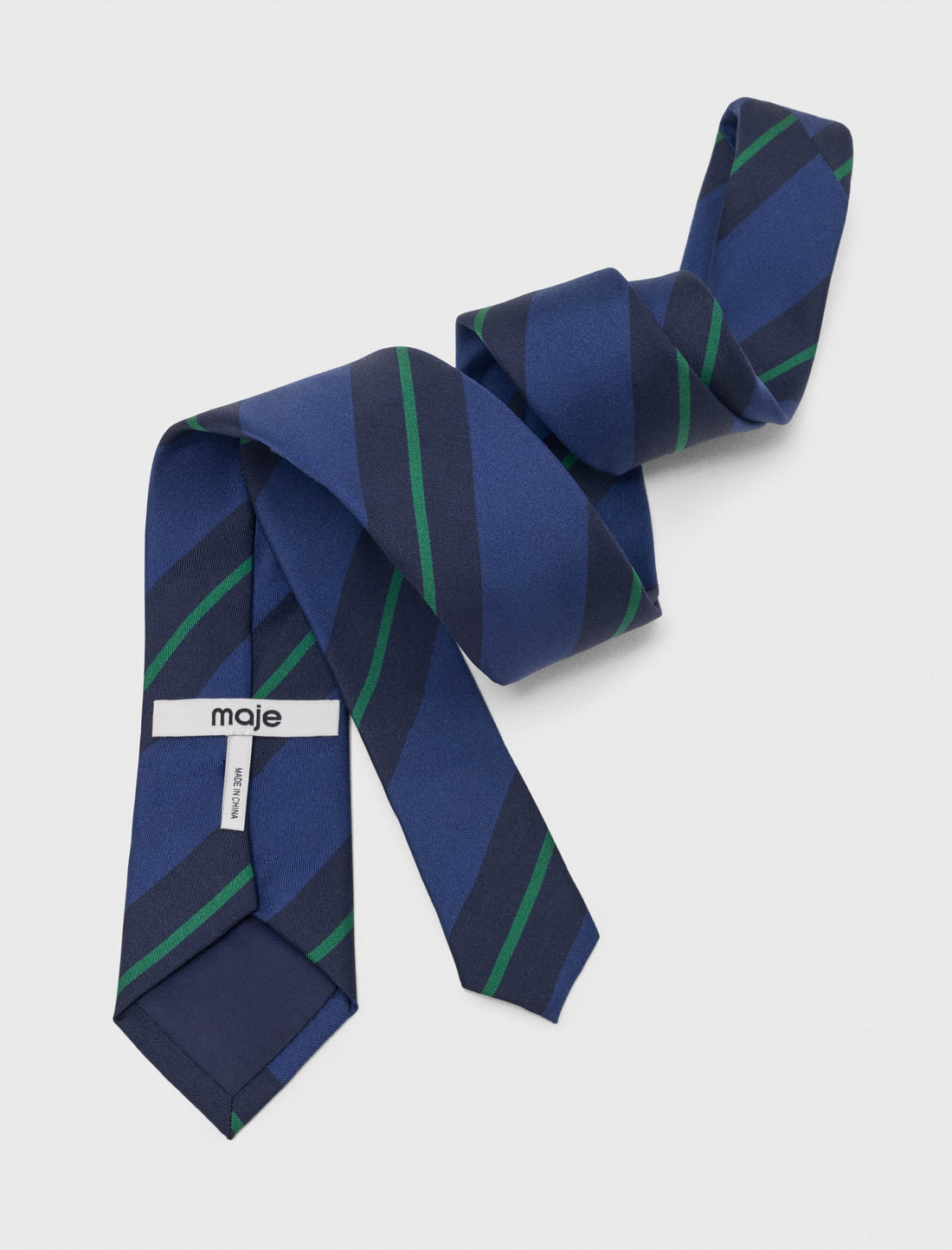 Corbata de seda a rayas