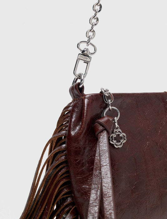 Cartera Miss M pouch cuero barniz