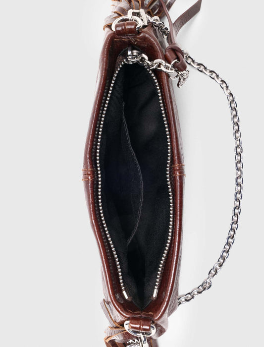 Cartera Miss M pouch cuero barniz