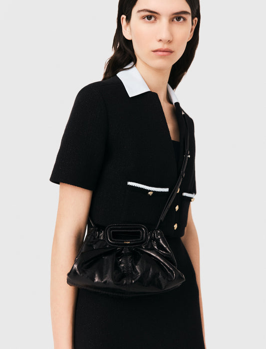 Milpli mini Clutch piel craquelada