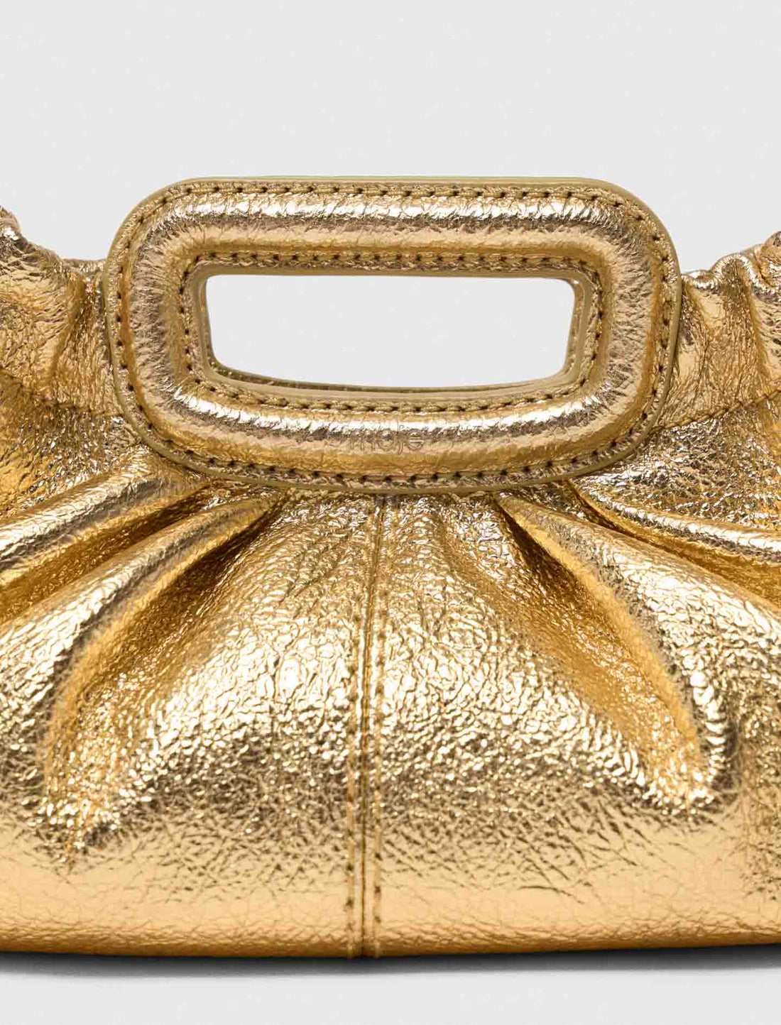 Clutch Milpli mini piel metalizada