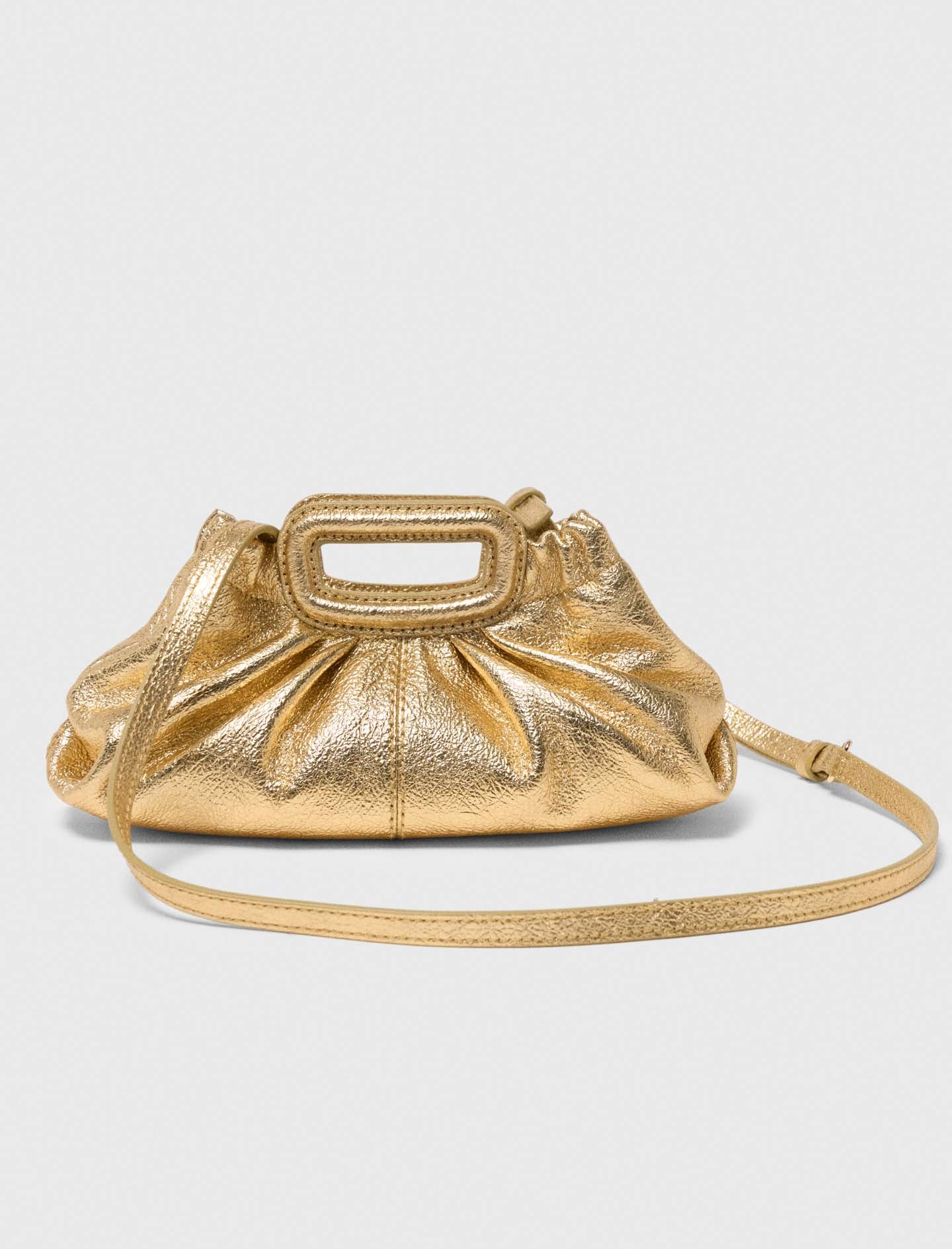 Clutch Milpli mini piel metalizada