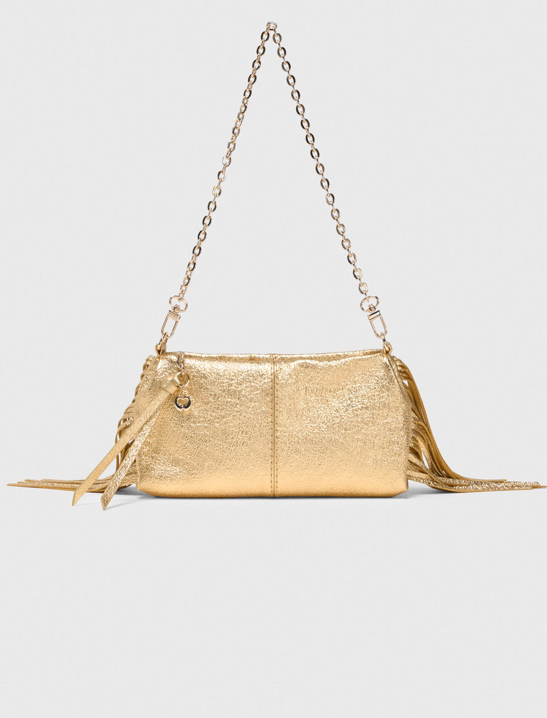 Bolso Miss M Pouch metalizado