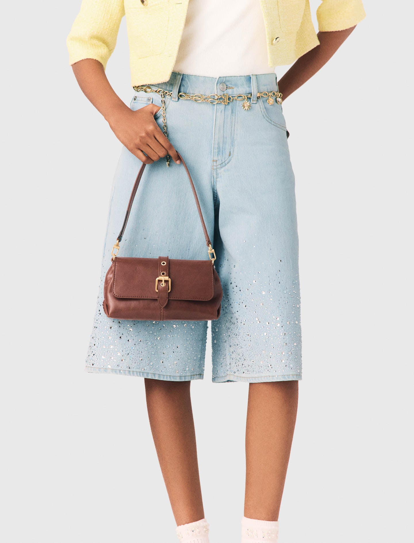 Miss M walk de piel vintage