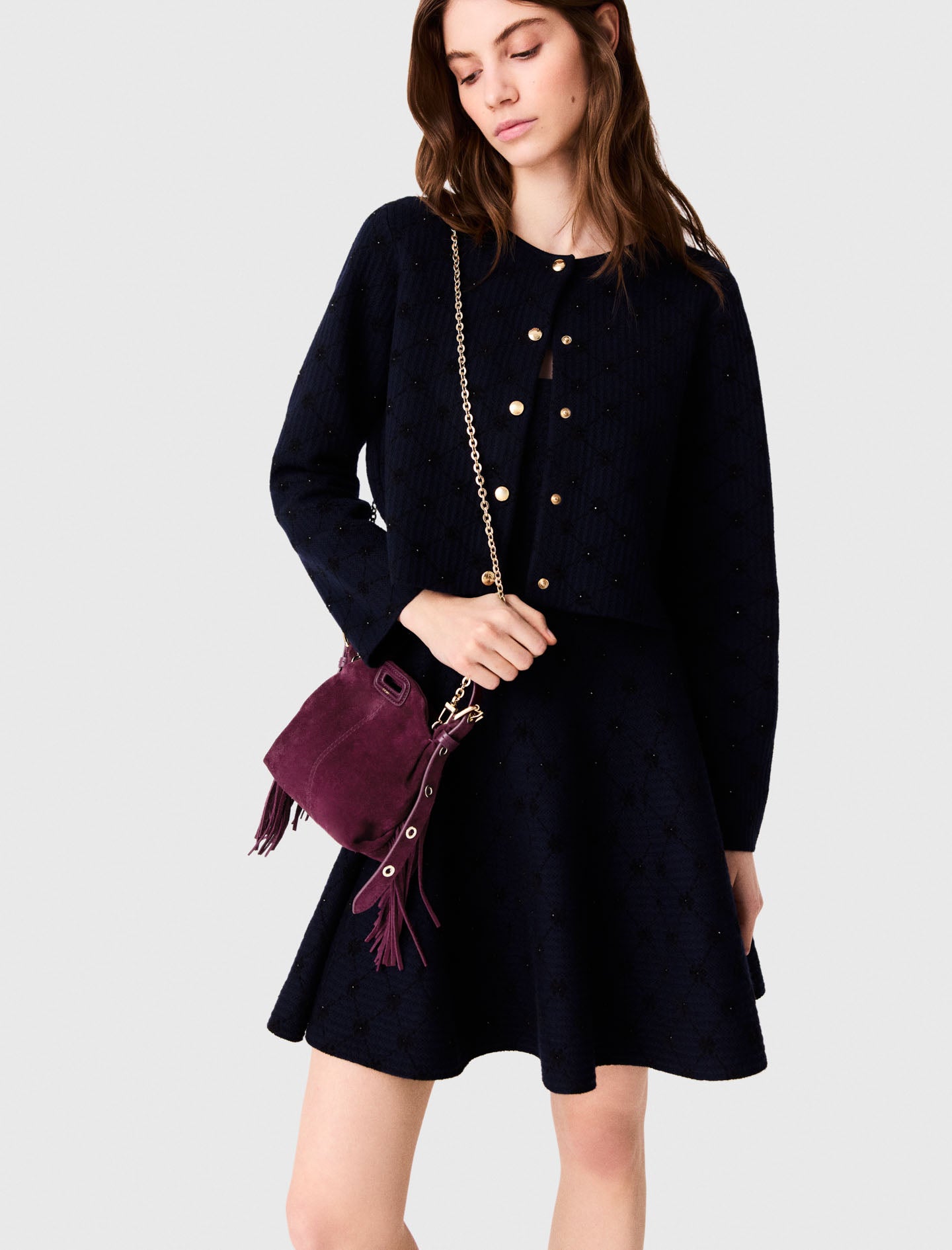 Bolso Miss M micro de ante