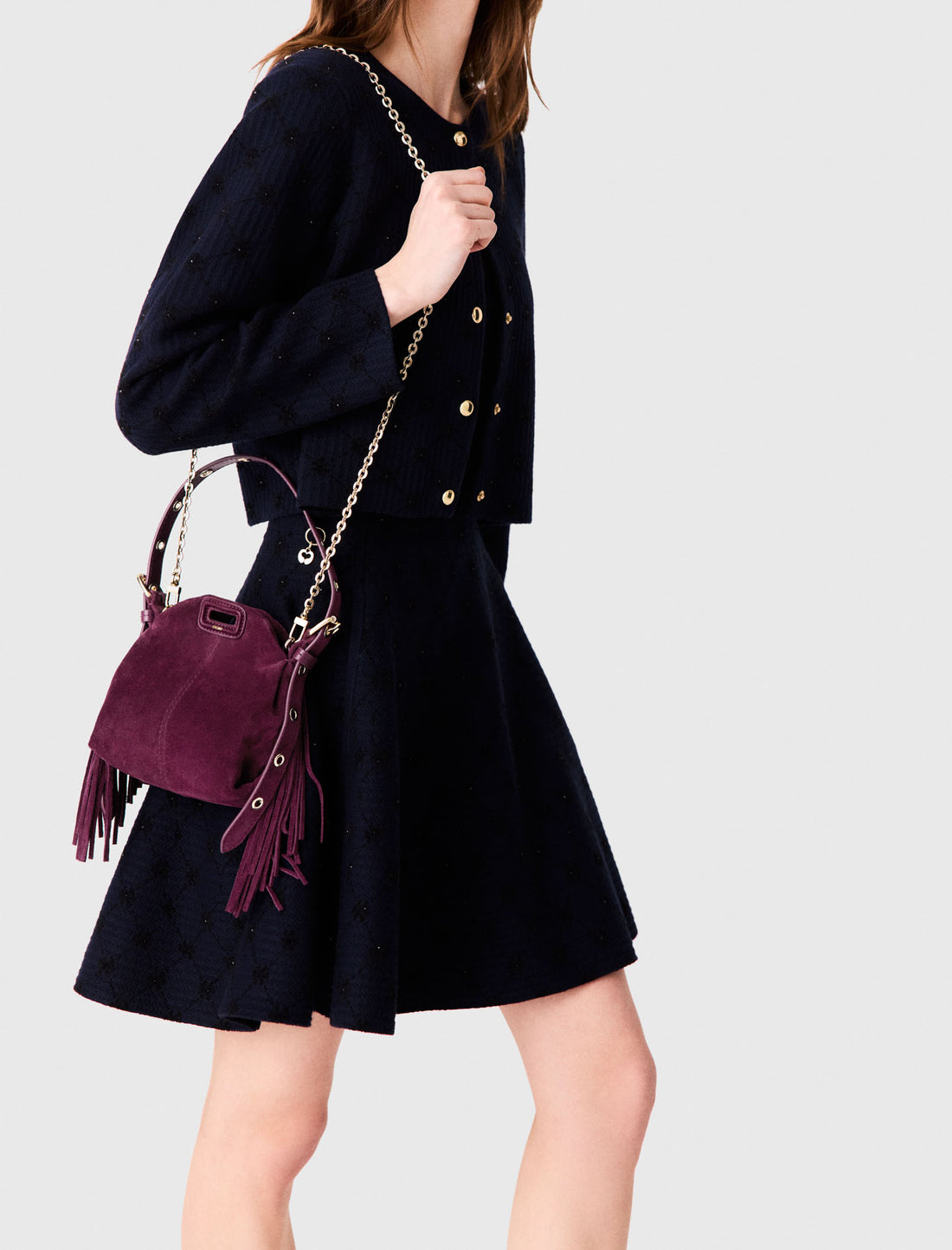 Bolso Miss M micro de ante
