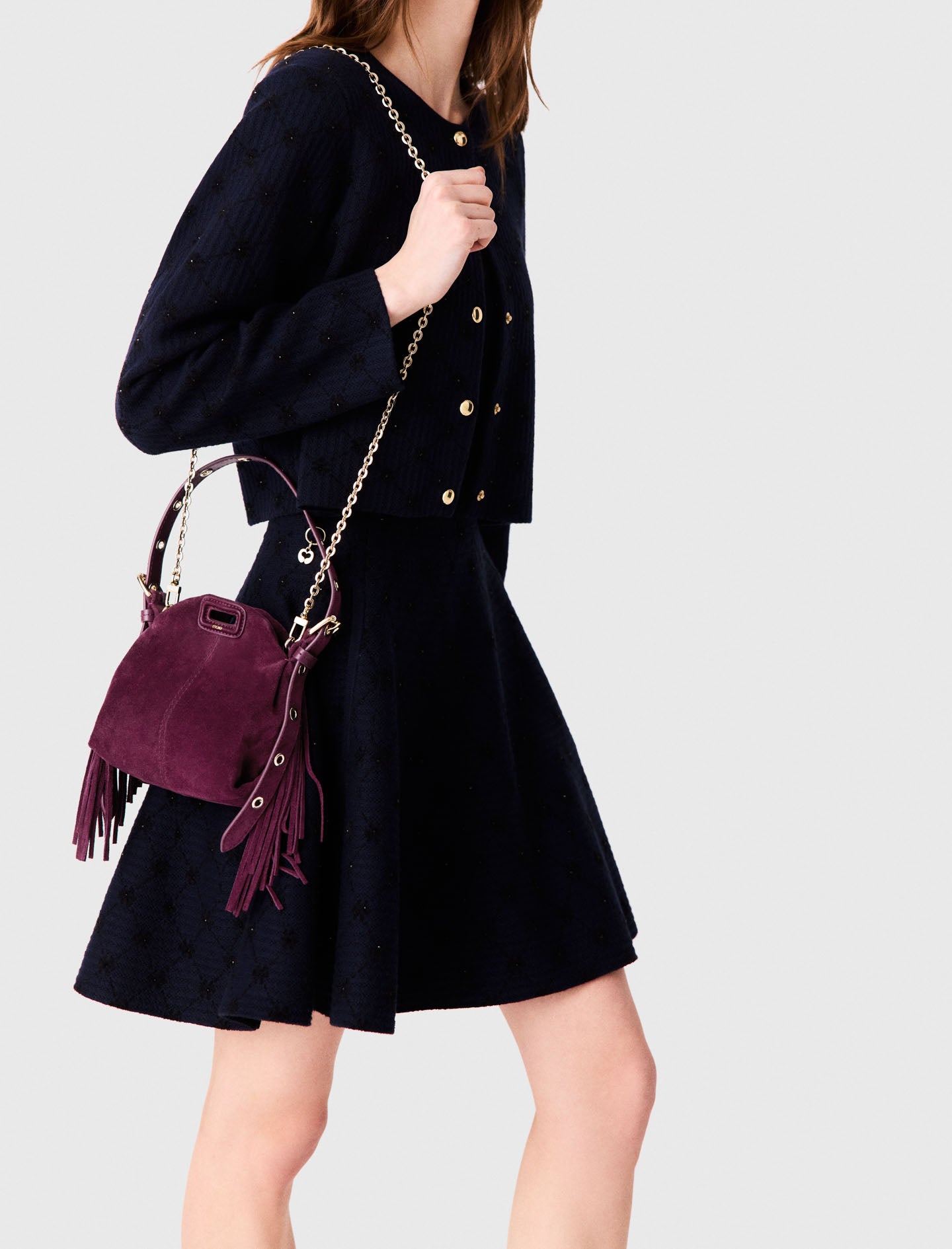 Bolso Miss M micro de ante