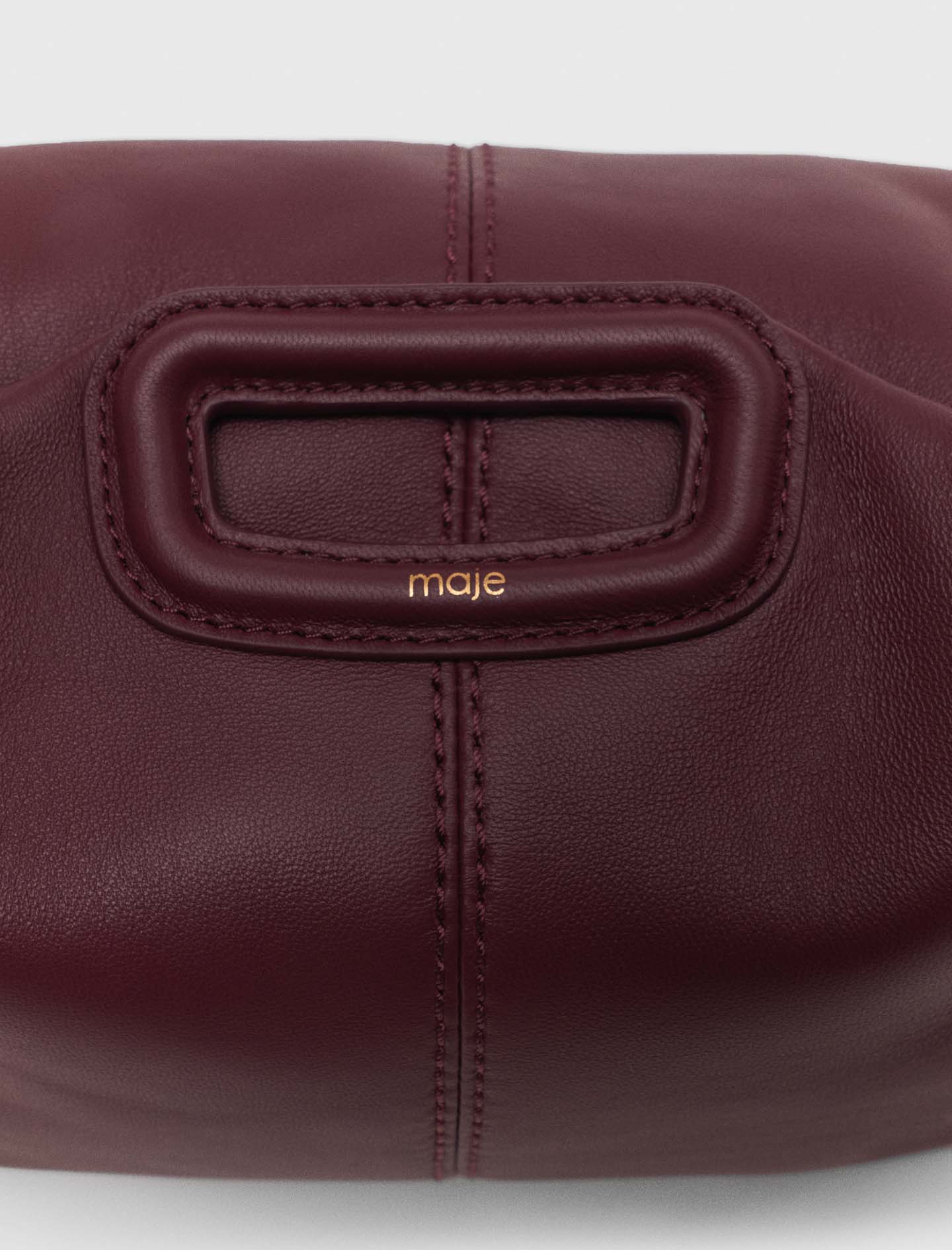 Bolso Miss M de cuero liso