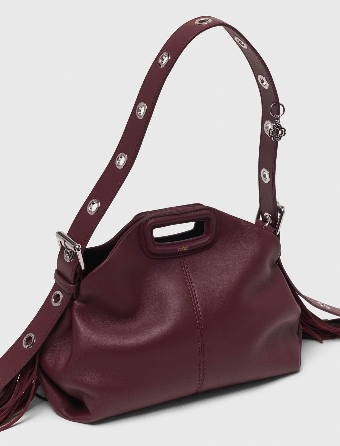 Bolso Miss M de cuero liso